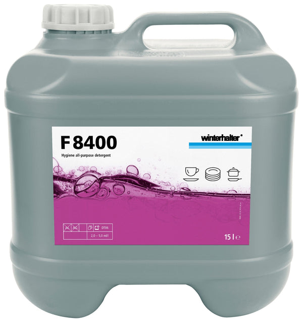 Winterhalter F8400 Heavy Duty Dishwashing Detergent 15 Litre - Whisk Hospitality - 20006745