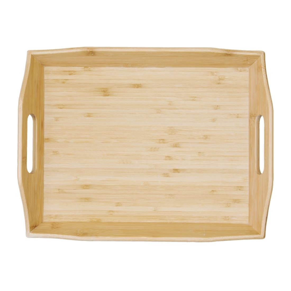 Olympia Bamboo Butler Tray Small 290x381x55mm GM249 - Whisk Hospitality - GM249
