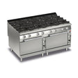 BARON 8 Burner Gas Cook Top With 2 Gas Ovens - Whisk Hospitality - Q70PCF/G1605