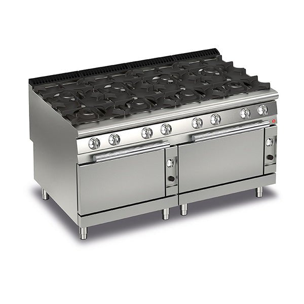 BARON 8 Burner Gas Cook Top With 2 Gas Ovens - Whisk Hospitality - Q70PCF/G1605