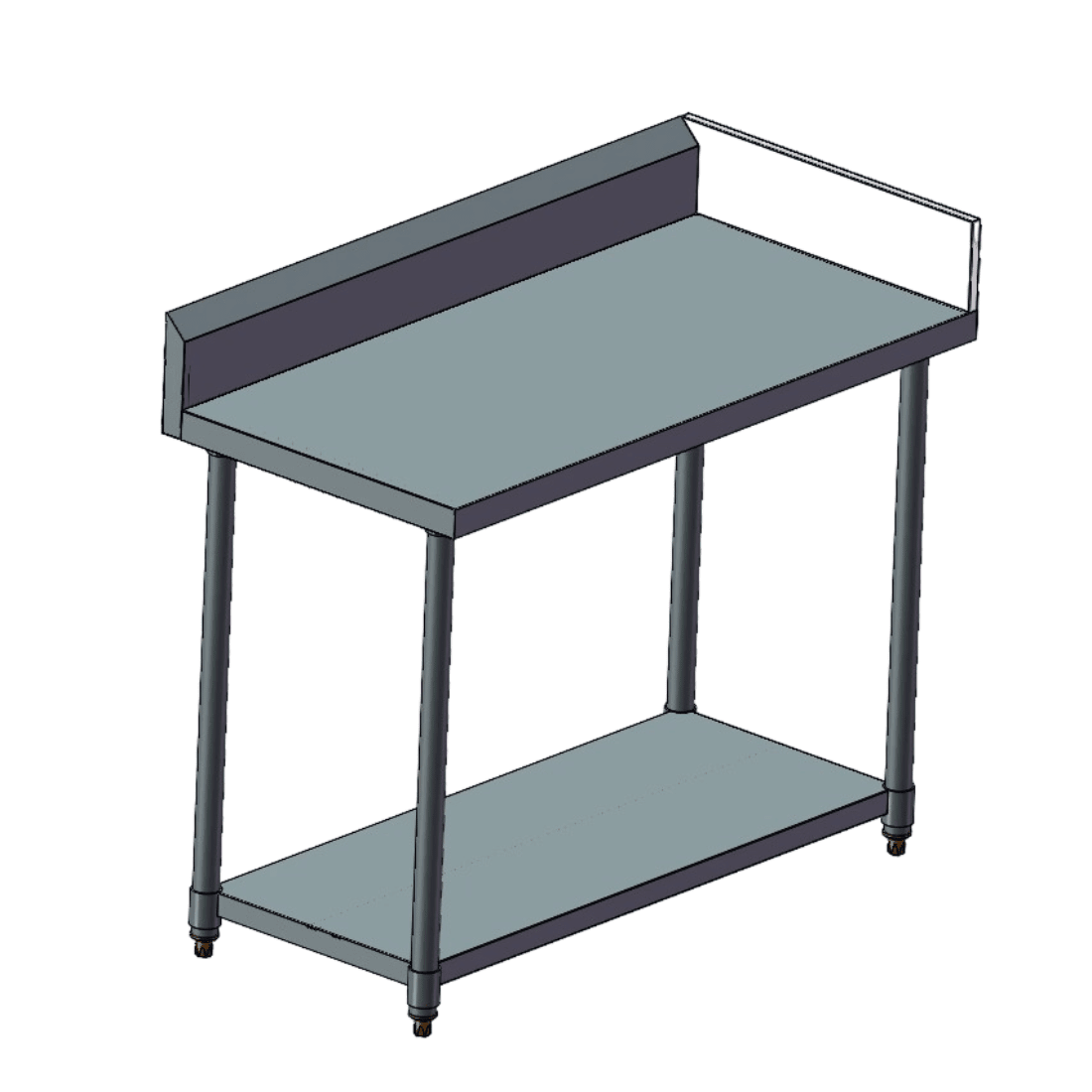 Modular Systems Splashback Extension for Premium 600 Series Bench - WBB6 - SB - Whisk Hospitality - WBB6-SB