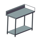 Modular Systems Splashback Extension for Premium 600 Series Bench - WBB6 - SB - Whisk Hospitality - WBB6-SB