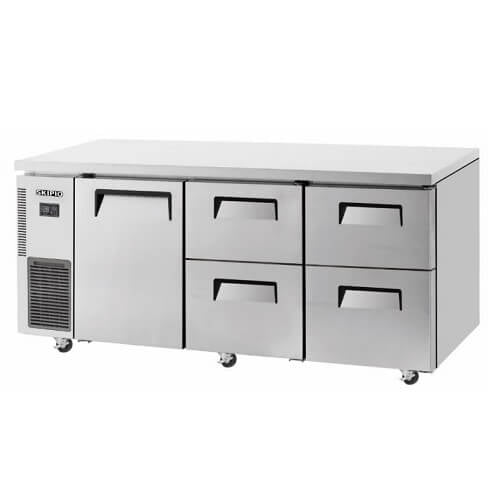 Skipio SUR18 - 2D - 4 Undercounter Drawer Fridge 538 Ltr - Whisk Hospitality - SUR18-2D-4