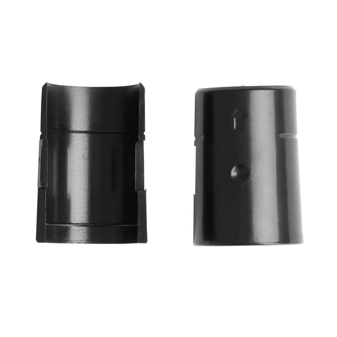 Vogue Black Shelf Clips (X1 unit = 2 pieces) for All Chrome Shelving N435 - Whisk Hospitality - N435