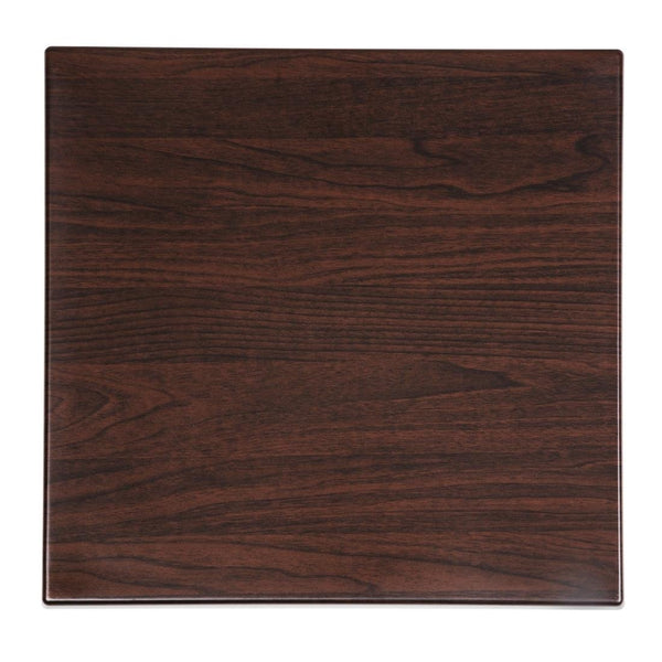 Bolero Square 600mm Table Top (Dark Brown) GG635 - Whisk Hospitality - GG635
