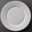 Olympia Athena Wide Rimmed Plate - 254mm (Box 12) CC209 - Whisk Hospitality - CC209