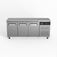 AG Commercial Three Door Worktop / Under Bench Fridge 600mm Depth SLX3100TN - Whisk Hospitality - SLX3100TN