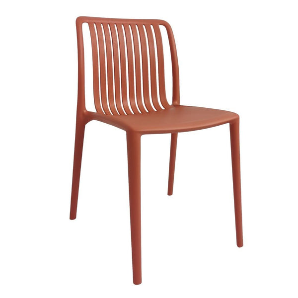 Bolero Verona Caf‚© Chairs Mild Orange (Pack 2) DX977 - Whisk Hospitality - DX977