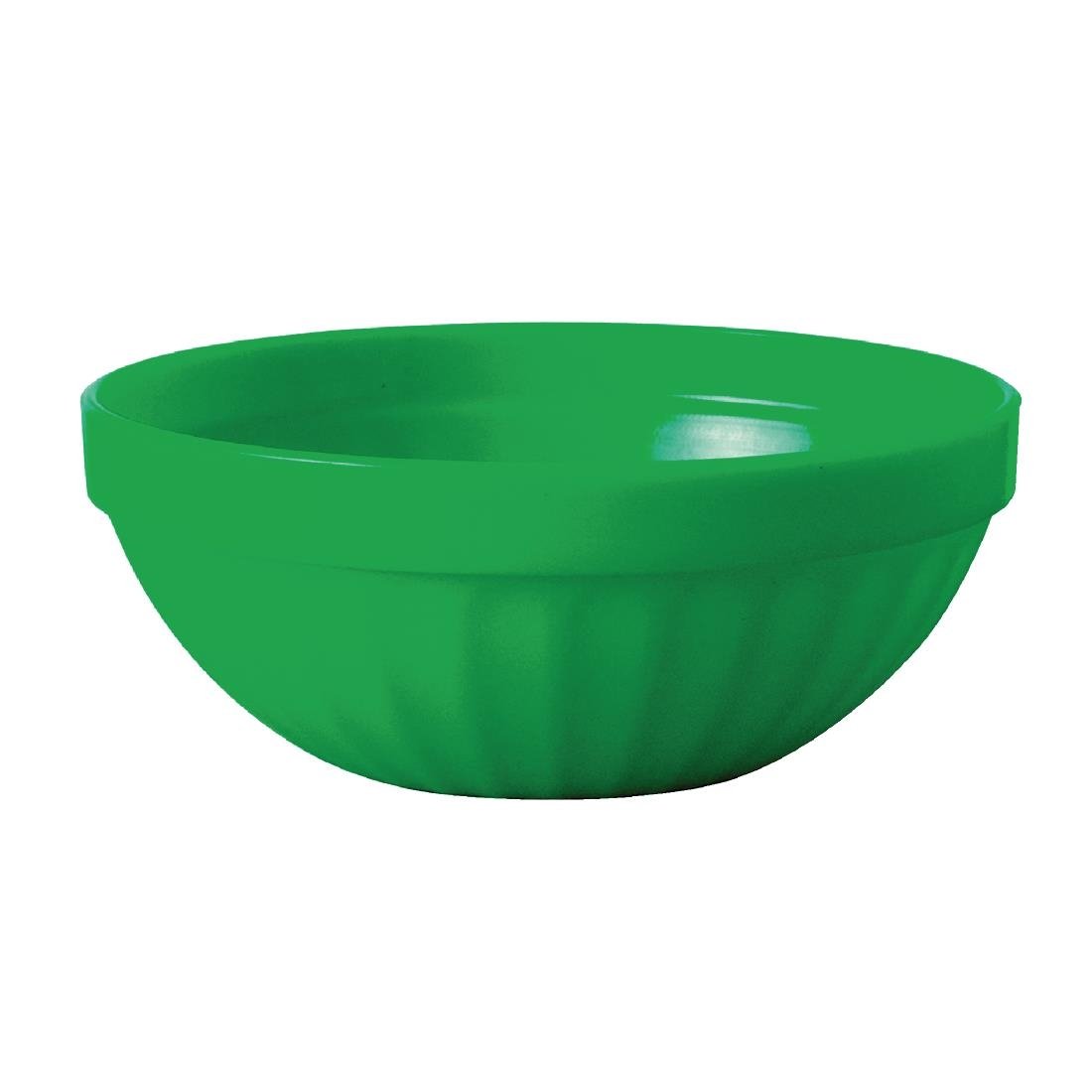 Olympia Kristallon Polycarbonate Bowl Green - 190ml 6.7oz 102mm 4" (Box 12) CE275 - Whisk Hospitality - CE275