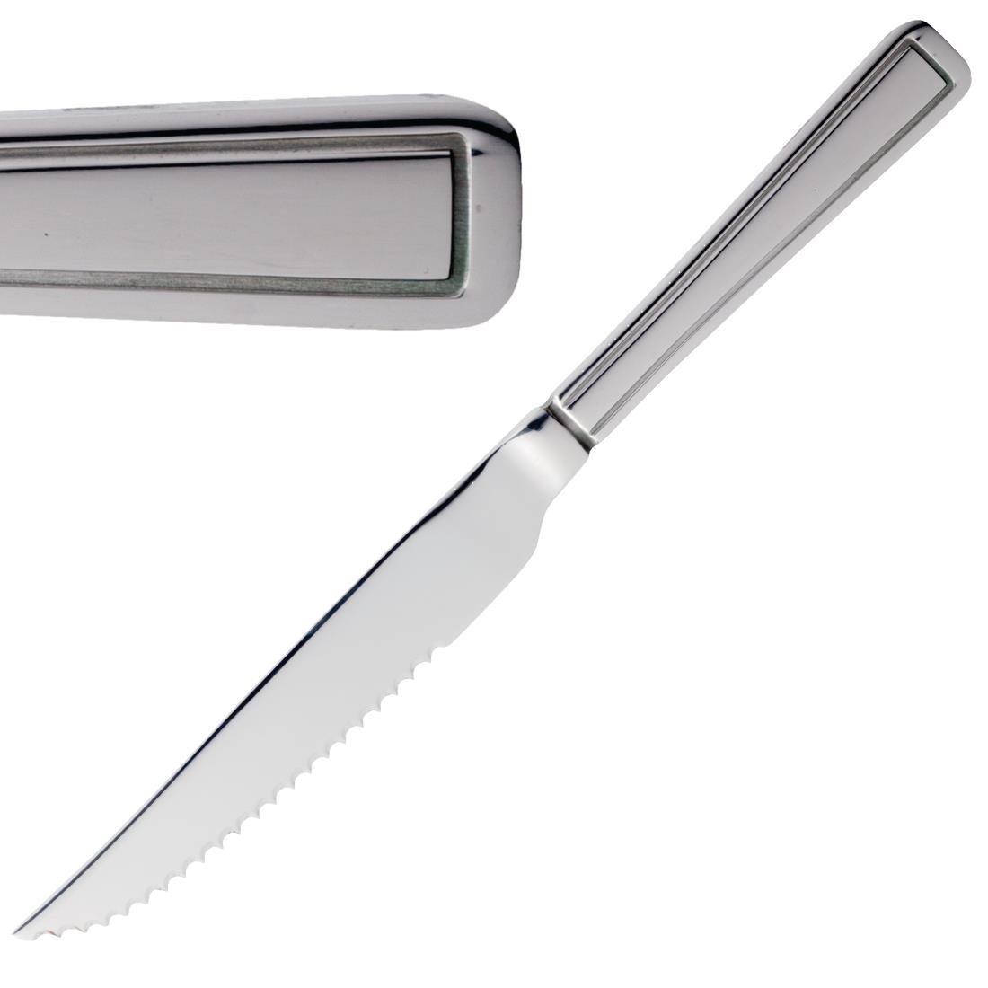 Olympia Harley Steak Knife Solid Handle St/St (Box 12) DL105 - Whisk Hospitality - DL105