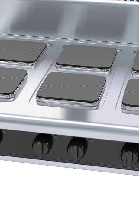 Waldorf Bold Rnb8600Se B 900Mm Electric Cooktop Sealed Hobs Bench Model - Whisk Hospitality - RNB8600SE-B