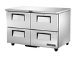 True Refrigeration Four Drawered Refrigerator - TUC - 48D - 4 - HC - Whisk Hospitality - TUC-48D-4-HC