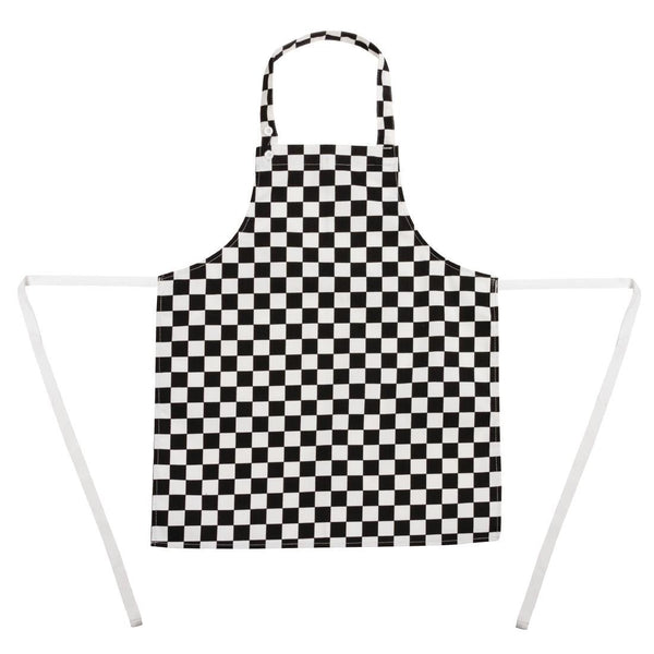 Whites Childrens Black & White Check Apron B357 - Whisk Hospitality - B357