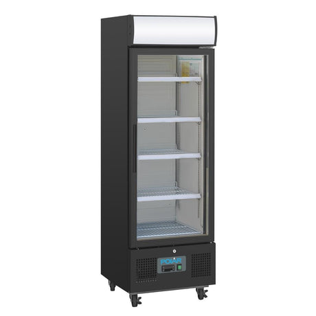 Polar G - Series Upright Display Fridge Black - 218Ltr GH426 - A - Whisk Hospitality - GH426-A