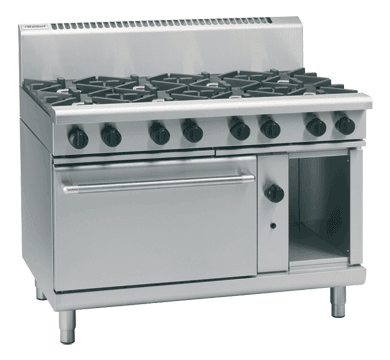 Waldorf 800 Series Rnl8816G 1200Mm Gas Range Static Oven Low Back Version - Whisk Hospitality - RNL8816G