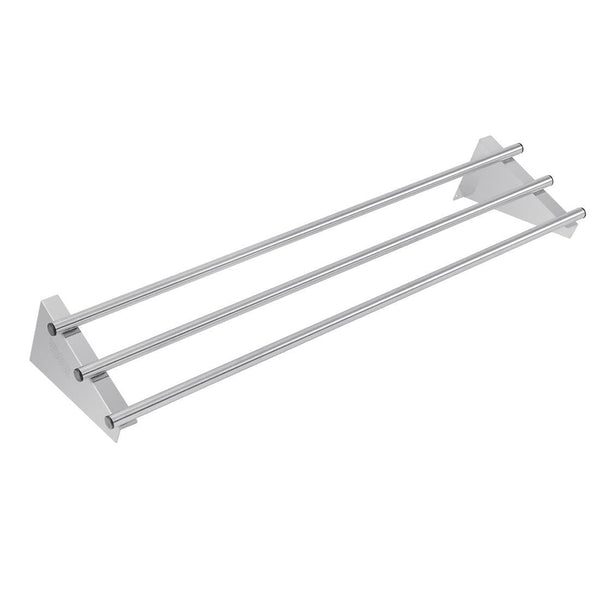 Vogue St/St Tubular Wall Shelf - 1200(w) x 300(d)mm CD551 - Whisk Hospitality - CD551