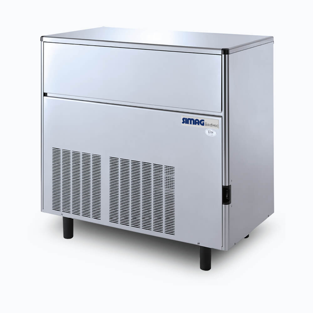 Bromic Self Contained Ice Machine - Hollow Cube - 165kg/24h - 50kg cap - Whisk Hospitality - IM0170HSC-HE