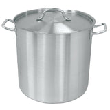 Vogue Deep Stockpot St/St - 400mm 15 3/4" T556 - Whisk Hospitality - T556