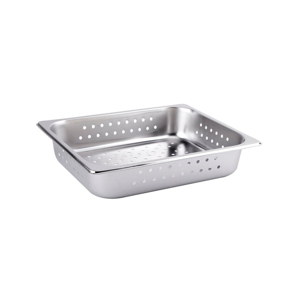 Perforated Gastronorme Pan - S/S - 1/2 / 65mm - Whisk Hospitality - 401368