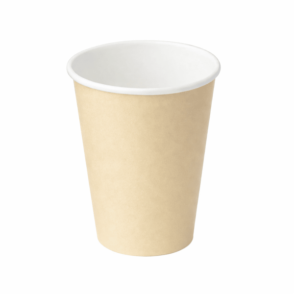 PakMax KRAFT 8oz 90mm Single Layer Hot Paper Cup SLHPC-90-8K - Whisk Hospitality - SLHPC-90-8K