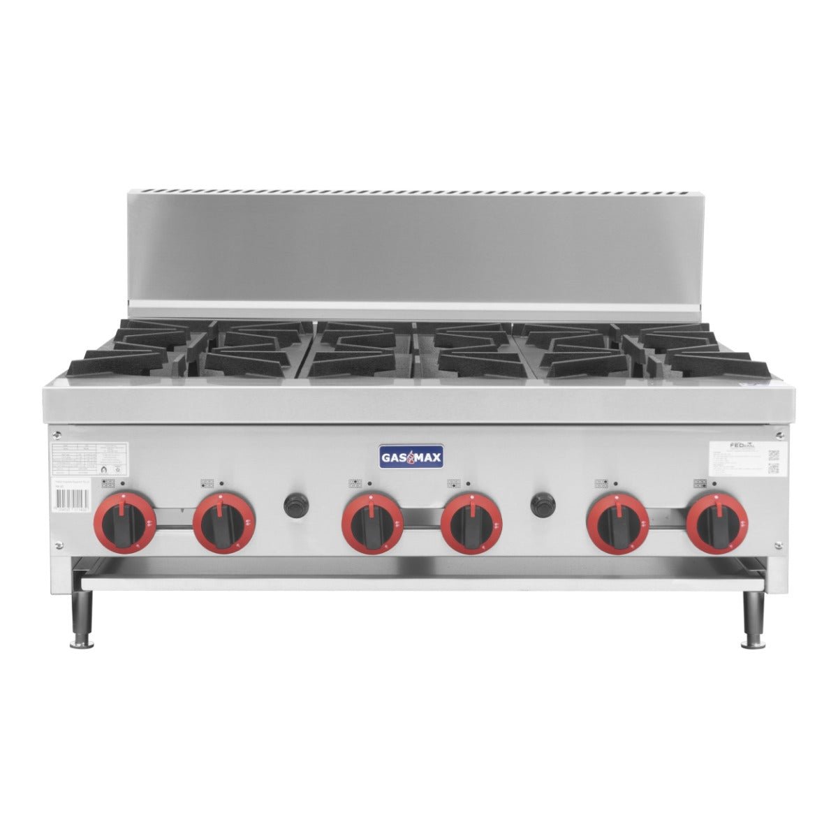 Gasmax Gas 6 Burner Cook Top RB - 6E - Whisk Hospitality - RB-6E