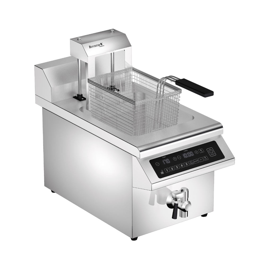 Benchstar Single Tank Auto Lifting Induction Fryer - IF3500S - AL - Whisk Hospitality - IF3500S-AL