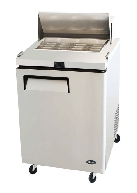 Atosa 1DOOR SANDWICH PREPTABLE FRIDGE 698MM MSF8305 - Whisk Hospitality - MSF8305