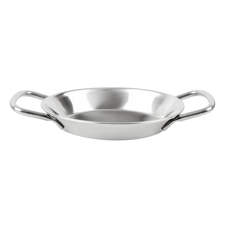 Olympia Table Presentation Mini Paella Pan Stainless Steel - 120mm HY103 - Whisk Hospitality - HY103