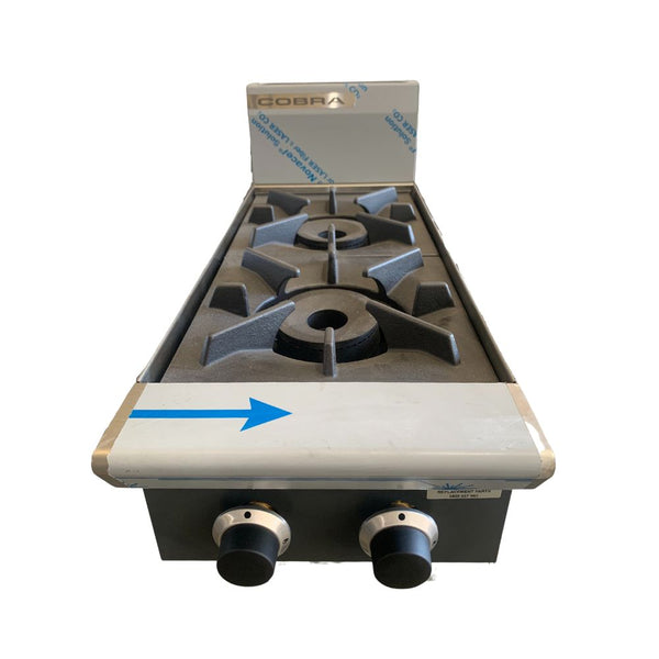 Cobra C3D-B 2 Burner Cook Top - Benchtop model - Whisk Hospitality - 3PA-4290-SS0002