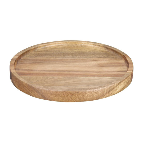 Olympia Acacia Round Plate - 200mm FT611 - Whisk Hospitality - FT611