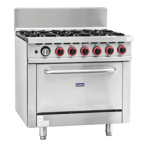 Gasmax 6 Burner With Oven Flame Failure GBS6TSLPG - Whisk Hospitality - GBS6TSLPG