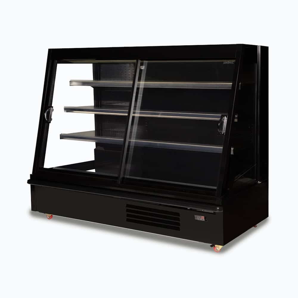 Bromic Semi Vertical Display Fridge - 2500mm - 4 Doors - Sliding - Whisk Hospitality - SVM2500SD-NR