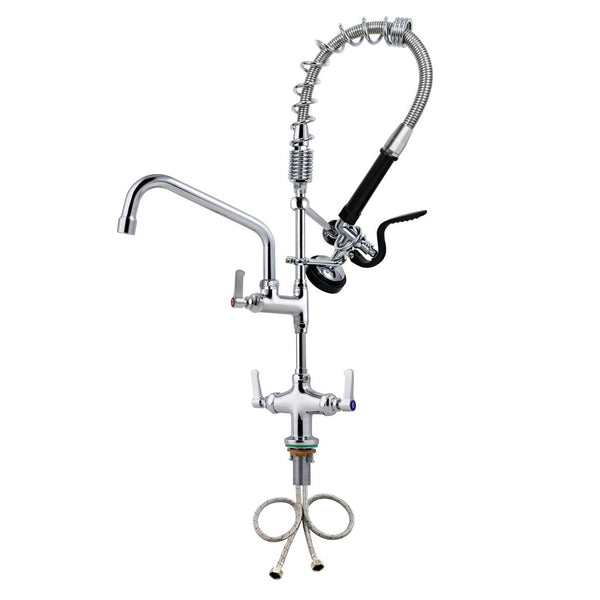 Commercial Faucet with Pre-Rinse Sprayer - 635*360*300mm Bench Top - Whisk Hospitality - 622116