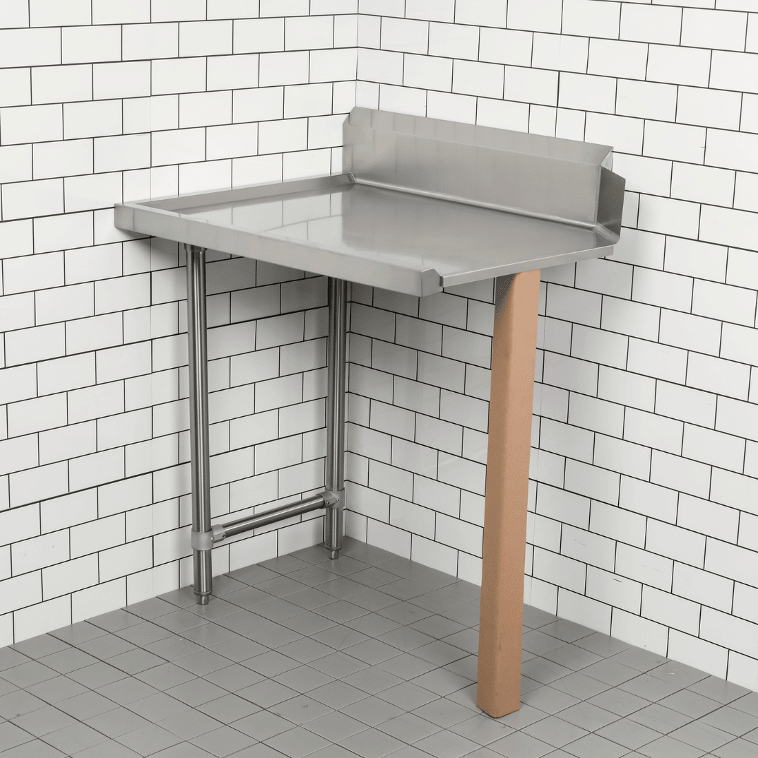 Modular System Clean Dish Table with Splashback CDT - 900R - Whisk Hospitality - CDT-900R