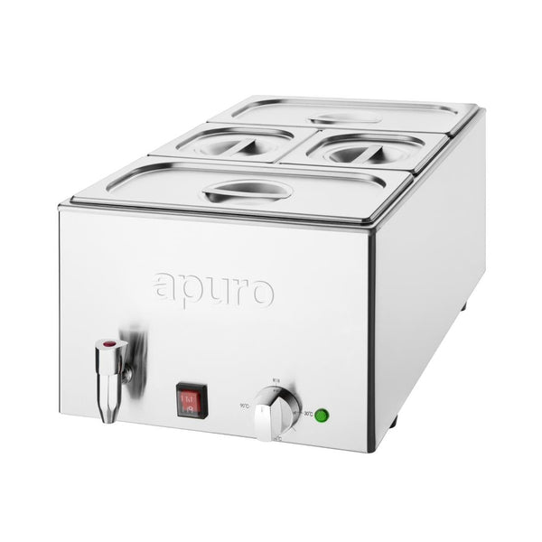 Apuro Bain Marie with Tap & Pans FT692 - A - Whisk Hospitality - FT692-A