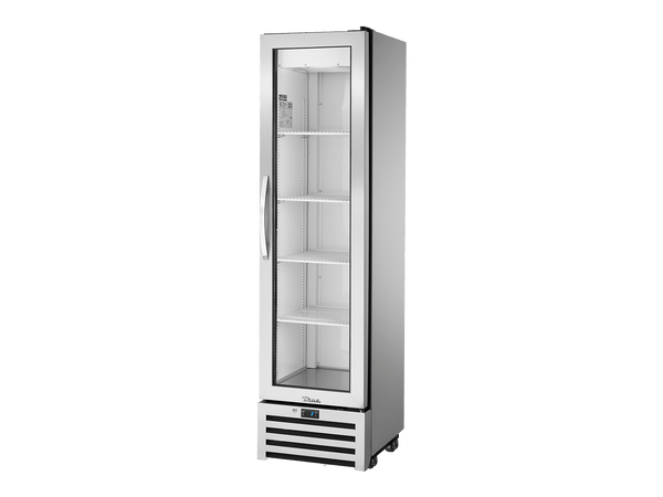 True Refrigeration Super Slimline Upright Foodservice Refrigerator 1 Full Glass Swing Door - T - 11G - HC - FGD01 - Whisk Hospitality - T-11G-HC-FGD01
