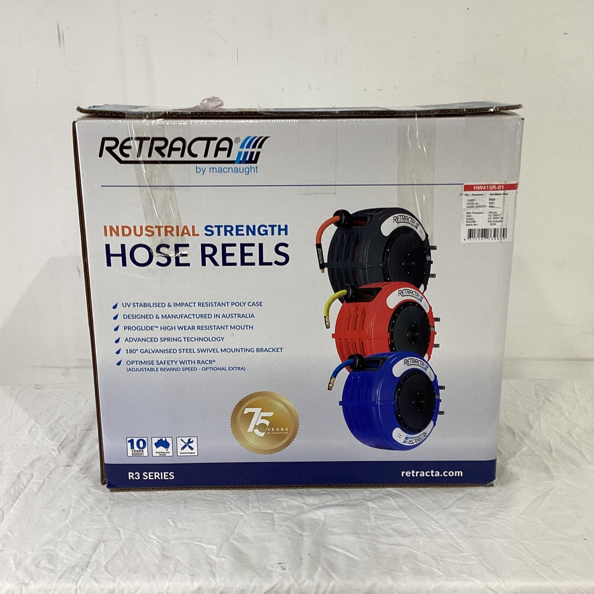 Retracta HW415R - 01 Hot Water Hose Reel - Whisk Hospitality - 891427
