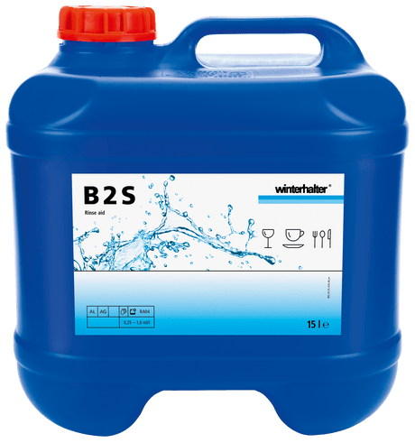 Winterhalter B2S Universal Liquid Glass & Dishwashing Rinse Aid 15 Litre - Whisk Hospitality - 20006741