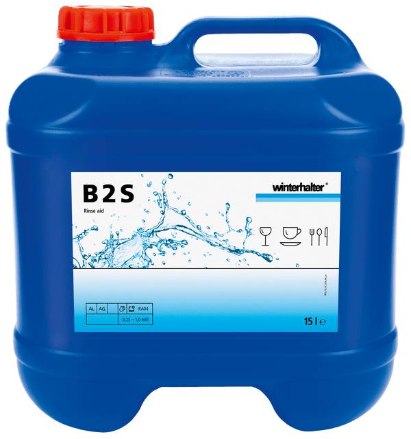 Winterhalter B2S Universal Liquid Glass & Dishwashing Rinse Aid 15 Litre - Whisk Hospitality - 20006741