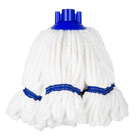 Jantex Microfibre Mop Head Blue Stripe - 150g HX250 - Whisk Hospitality - HX250