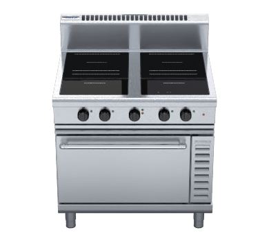 Waldorf 800 Series In8410Ecr5 900Mm Induction Range Convection Oven - Whisk Hospitality - IN8410ECR5