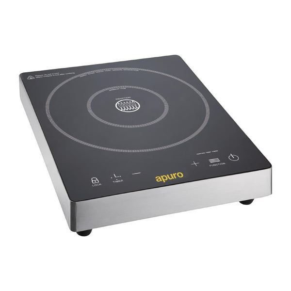 Apuro Touch Control Single Induction Hob - 3kW DF825 - A - Whisk Hospitality - DF825-A