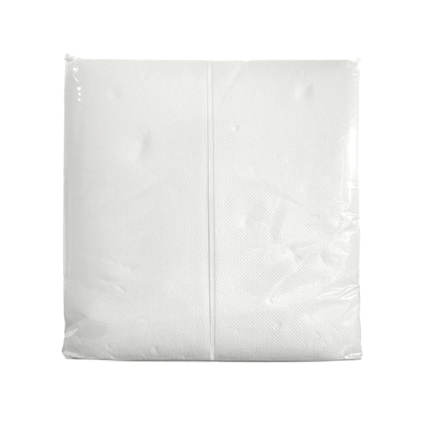 PakMax 1 Ply 500 Sheets 1/8 Fold White Napkin FWN118-300-500 - Whisk Hospitality - FWN118-300-500
