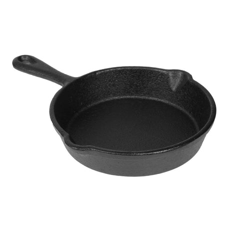 Olympia Cast Iron Round Pan - 100mm 4" GJ553 - Whisk Hospitality - GJ553