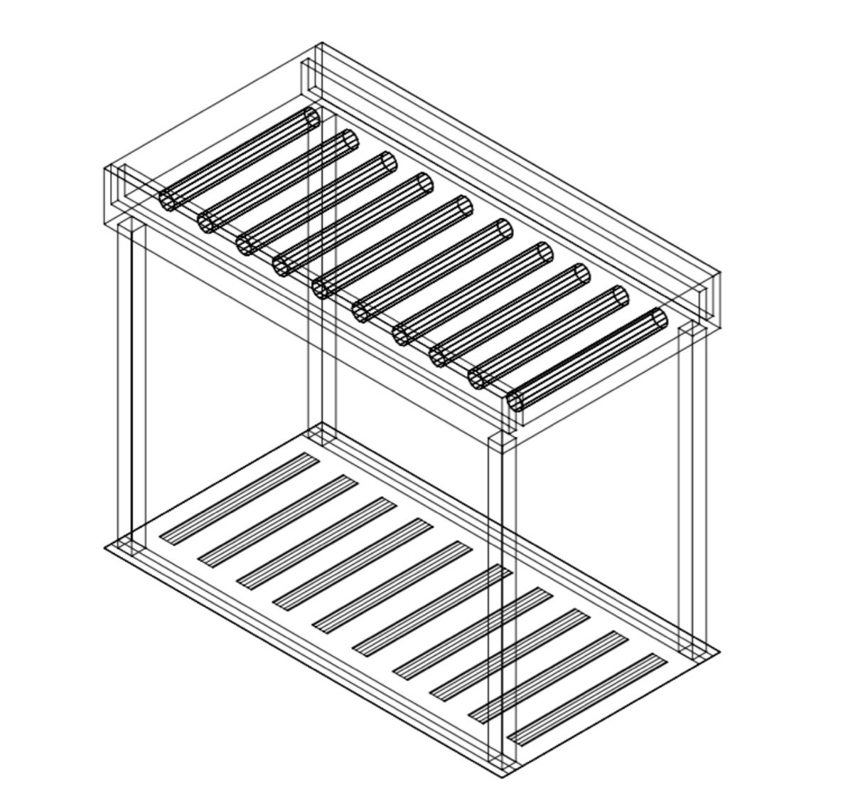Fagor Stainless Steel Rolling Table for 3 Baskets MR3C - Whisk Hospitality - MR3C