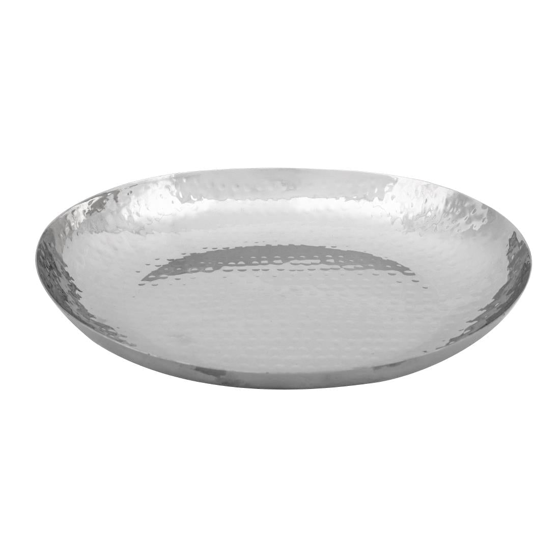 Olympia Hammered Oval Dish - 280x230mm FU283 - Whisk Hospitality - FU283