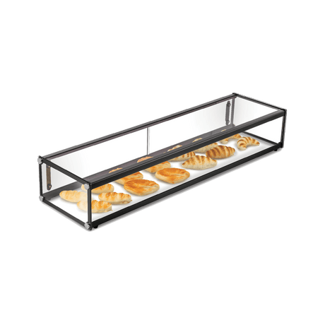 Exquisite Single Tier Flat Glass Ambient Cake Display - CD68 - Whisk Hospitality - CD68