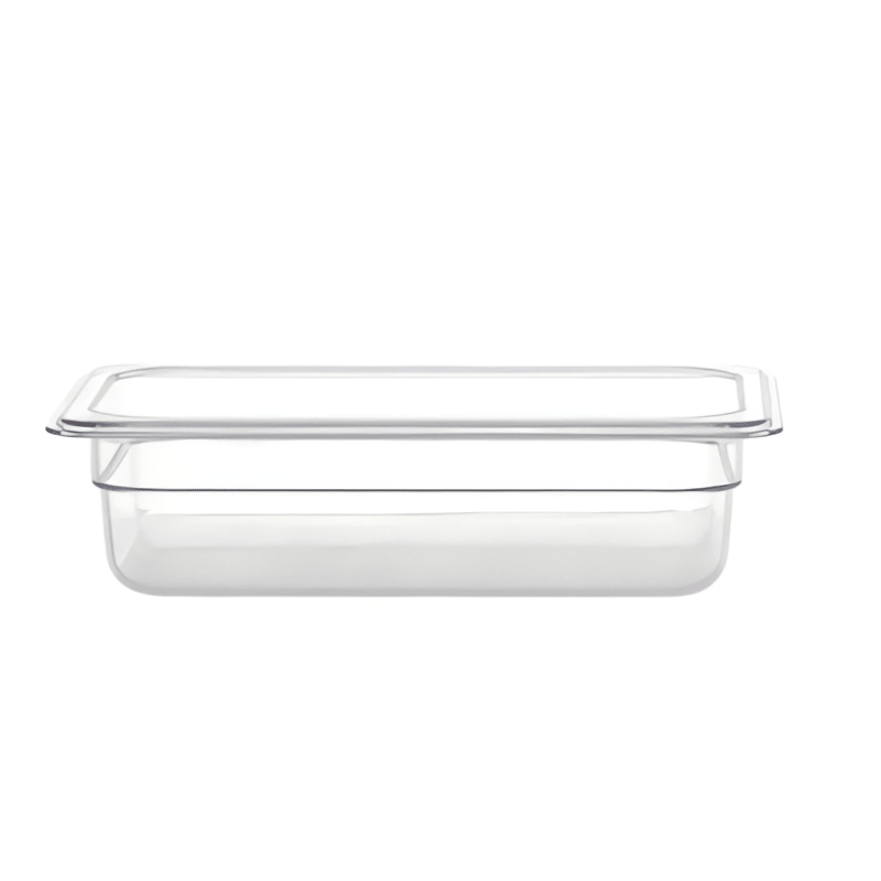 Gastronorme Pan - PolyCarbonate - 1/4 - Clear / 65mm - Whisk Hospitality - 400663
