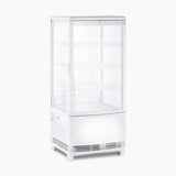 Bromic Countertop Fridge - 80L - 1 Door - Curved Glass - White - Whisk Hospitality - CT0080G4WC-NR