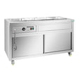 Thermaster Premium Wet and Dry Bain Marie Food Display 4x1/1 GN Pans PG150FE - XB - Whisk Hospitality - PG150FE-XB